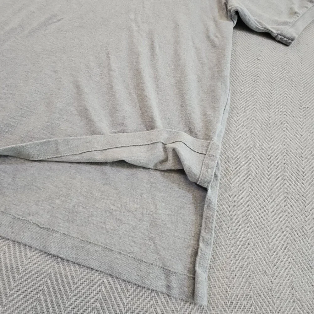 Polo by Ralph Lauren Polo Shirt Men's Size 2XB Big Grey Gray 2 Button Cotton EUC